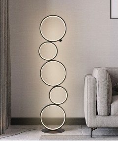 110 x 30 Cm Modern LED Floor Lamp Stylish and Functional Balck